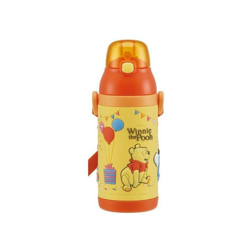 Skater Thermos Straw Bottle 380ml Pooh 210000015719 Skater Thermos Straw Bottle 380ml Pooh 210000015719