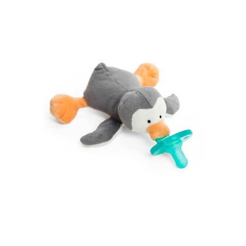 Wubba Nub Infant Pacifier Grey Penguin 210000010757