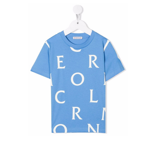 Moncler Logo Print T-Shirt 22SS Dutch Blue Moncler-Logo-Print-T-Shirt-22SS-Dutch-Blue