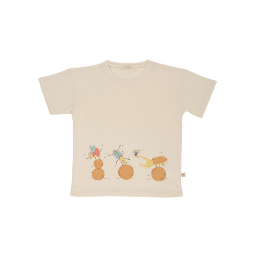 Red Caribou T-Shirt s/s SS22 Tiny equilibrists - Tapioca Red-Caribou-T-Shirt-s/s-SS22-Tiny-equilibrists-Tapioca