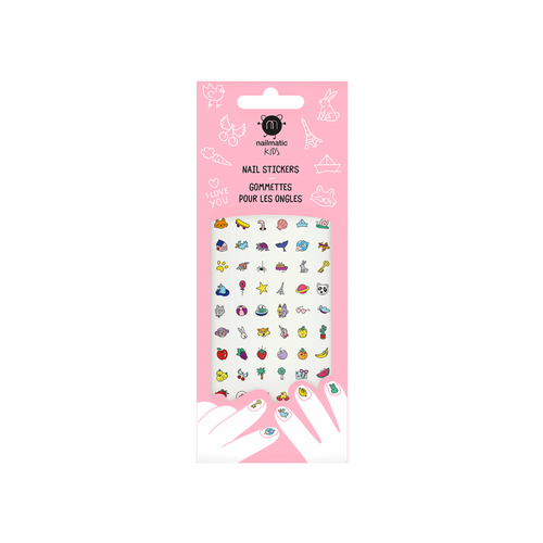 Nailmatic 72 Gommettes Ongles Happy Nai - set of 72 nail stickers for children