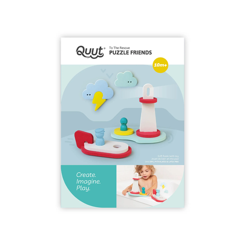 Quut - To The  RESCUE Bath Puzzle - Assembling the various shapes helps improve children’s fine motor skills and stimulates their creativity and imagination.