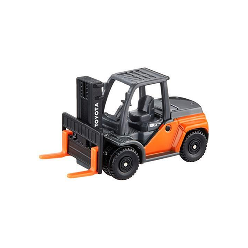 Takara Tomy Tomica Cars 111 Forklift  - Iconic Tomica car: Stars in films, shows, comics; nostalgia for all.
