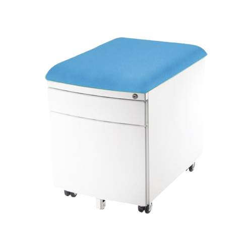 Comf-pro Pure Moveable Cabinet - Comf-pro Pure Moveable Cabinet with anti-shedding drawers, safety wheels, and optional seat.