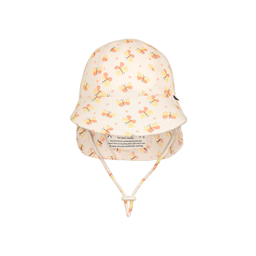 Bedhead Legionnaire Flap Sun Hat 24SS LG | Butterfly - Bedhead Legionnaire hats are so soft and comfortable over the ears and back of the neck making them the perfect baby sun hat that also converts hat-haters into hat-lovers!