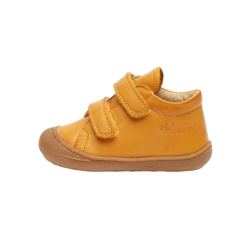 Naturino Amur VL Nappa Zucca 24SS - Made of soft leather, they feature a special construction with padded ankle and reinforced heel, supporting the movement even of the little ones.