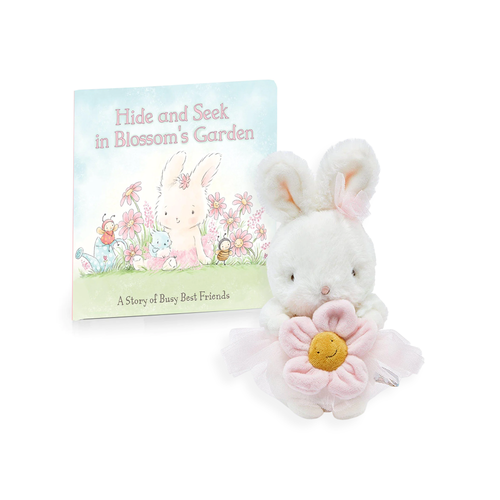 Bunnies by the Bay Blossom's Hide & Seek Board Book & Rabbit Set - The perfect pairing - our signature board book and companion plush!