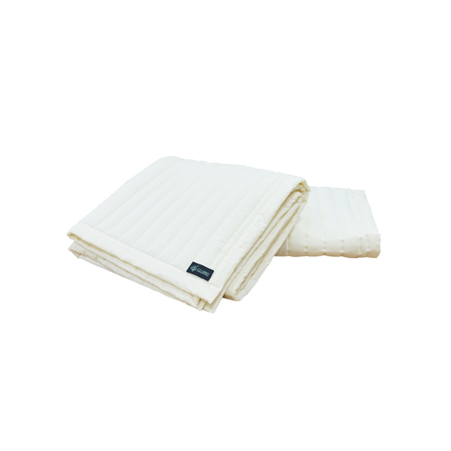 Ggumbi Twin Star White Cotton Pad Giant Extra Large 100 x 190 - Pure cotton quilted pad for your baby's sleep. Perfect size for Twin Star Giant Extra Large.