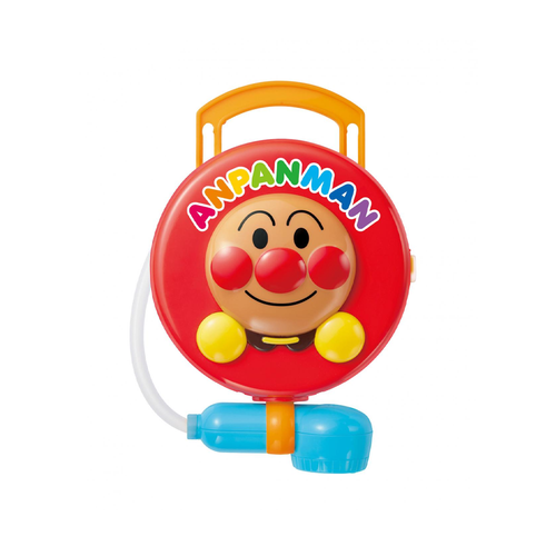 Anpanman Shower Head for Kids - This is a versatile bath toy with a built-in electric motor that pumps water from the bathtub and releases it in two different modes
