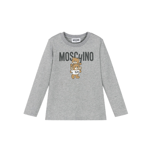 Moschino Baby Ls Sweatshirt With Two Bears Drawing Red 24FW Moschino Baby Ls Sweatshirt With Two Bears Drawing Red 24FW