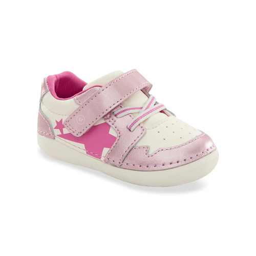 Stride Rite Mädchen Sneaker \"Adalyn\" – Bequeme Kinderschuhe Aus Leder Mit Klettverschluss (für Einfaches Anziehen)