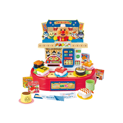 Anpanman Revolving Sushi Toys - Bring the fun of a sushi restaurant to playtime with the Anpanman Revolving Sushi Toys!