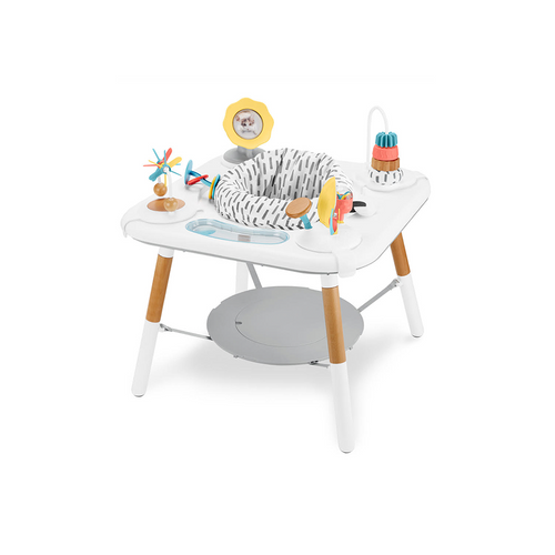Skip Hop Discoverosity 3-Stage Activity Center - Designed in collaboration with experts in Montessori education, our nature-inspired activity center sparks baby’s natural curiosity while encouraging self-directed exploration and sensory play.