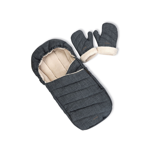 Romer Winter Footmuff and Mittens for Tura Stroller Peppercorn  - The Romer® Winter Kit offers the ultimate blend of comfort and style for a refined strolling experience. Romer Winter Footmuff and Mittens for Tura Stroller Peppercorn  - The Romer® Winter Kit offers the ultimate blend of comfort and style for a refined strolling experience.