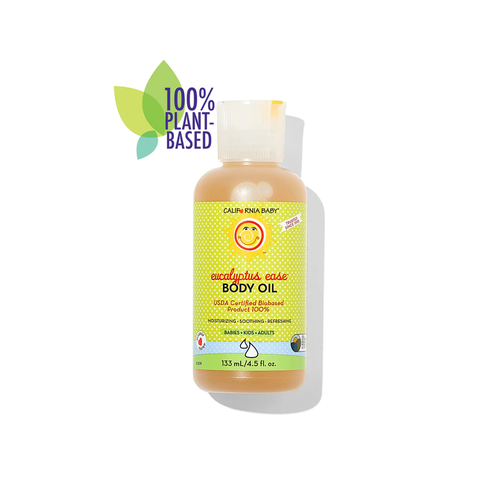 California Baby Eucalyptus Ease Massage Oil 4.5 oz - This refreshing massage oil is a lifesaver when your child is under the weather and needs help to sleep better. Eucalyptus and Douglas fir essential oils bring a relaxing and restorative, but not overwhelming scent.