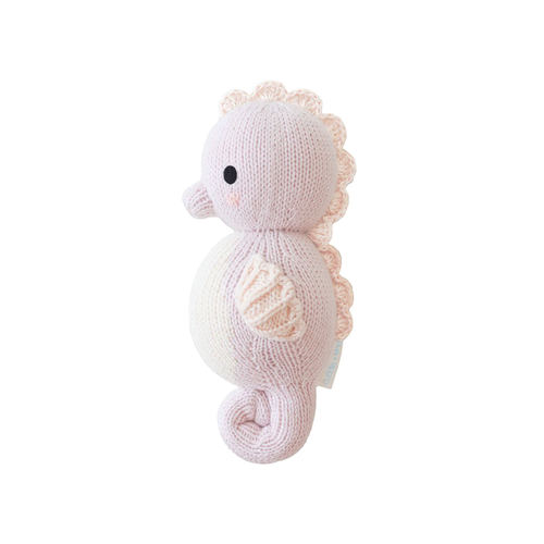 Cuddle + Kind Baby Seahorse - Absolutely adorable and oh so collectible! Our hand-knit baby animals are the perfect way to start or grow your cuddle+kind collection.