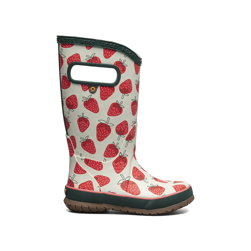 BOGS Rainboot Strawberries Moss Multi 25SS - As your kids develop advanced puddle-jumping techniques, they should have state-of- the-art equipment.