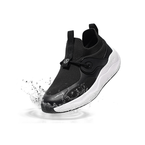 Walking Pi Little Grouse Waterproof Sneaker Black - designed for little explorers who don't let the weather slow them down.