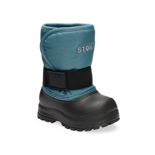 Stonz Trek Toddler Snow Bootst 25FW Denim - The Trek Toddler Winter Boot has been redesigned to deliver greater comfort, support, and cold-weather performance.