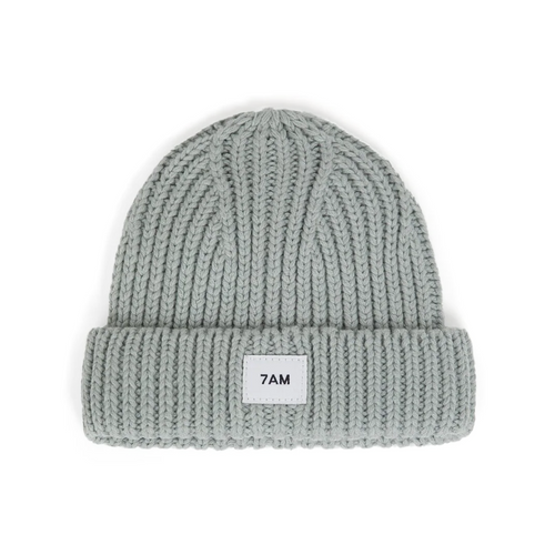 7AM Beanie - Chunky Mirage - Crafted from a luxuriously soft, cotton knit blend and finished with an elegant ribbed design, this comfy beanie is the perfect headwear for breezy days, cooler nights, and cozy winter wonderlands.