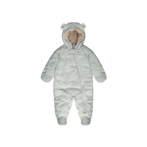 7AM Snowsuit Bebe Airy Bondi  - The Jumpsuit Airy is the perfect one & done infant onesie solution for milder temperatures as it features a breathable airy-like exterior and a soft 100% cotton lining; a long diagonal center zipper for quick in-and-outs; and an integrated footie for full body coverage
