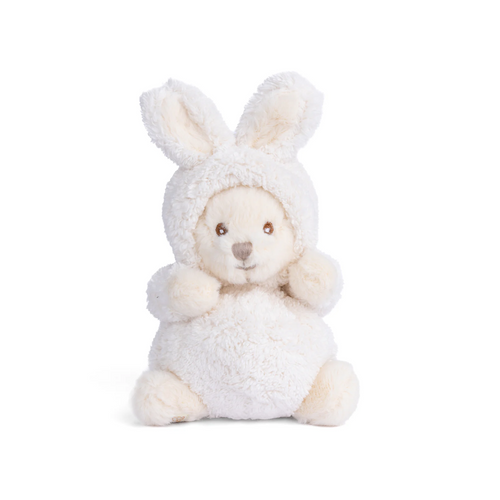 Bukowski Bears Ziggy White - Do you need a friend to play dress up with? Spark your imagination with Ziggy! Snuggle up with the ultra-soft hoodie that turns this bear into a bunny.