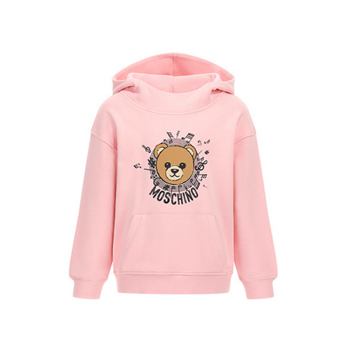 Moschino Hooded Sweatshirt Sugar Rose - Hit all the right notes with this Music Notes Logo Pink Sweatshirt! Bright and cheerful, it’s perfect for adding a playful rhythm to your wardrobe while keeping you cozy. Moschino Hooded Sweatshirt Sugar Rose - Hit all the right notes with this Music Notes Logo Pink Sweatshirt! Bright and cheerful, it’s perfect for adding a playful rhythm to your wardrobe while keeping you cozy.