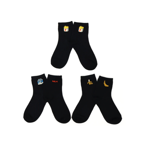 Stample 3Pack Babys Socks School L  - Simple, stylish, and a little playful — the Stample 3-Pack Kids Socks – School Collection is designed for everyday comfort with a fun twist.