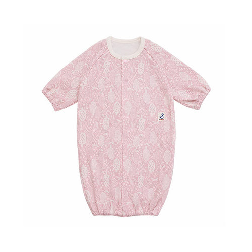 Stample Forest 2-Way Sleep Bag Pink 26 XS - Wrap your little one in softness with the Stample Forest 2-Way Sleep Bag, crafted from 100% cotton with a gentle jacquard forest pattern.