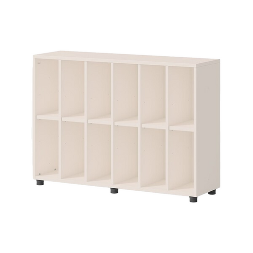 Iloom Eddikids 1000w Narrow Bookshelf Ivory - The Iloom Eddi Kids Narrow Bookshelf 1000W (Ivory) is a beautifully balanced storage solution designed specifically for children’s rooms.