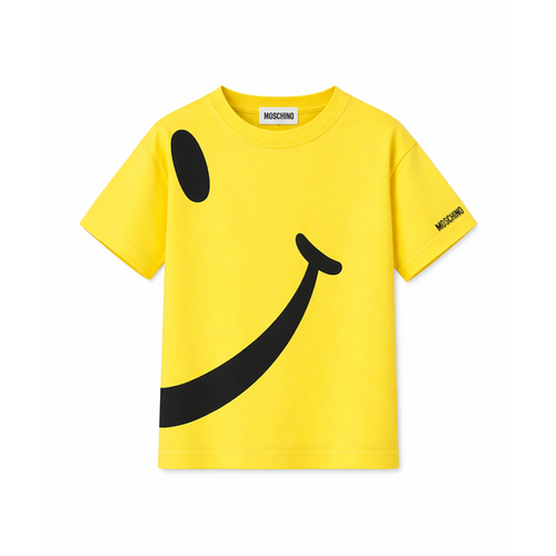 Moschino Maxi T-Shirt 26SS Yellow - A bold and cheerful statement piece from Moschino, the Moschino Maxi T-Shirt in vibrant yellow brings instant joy to any outfit.