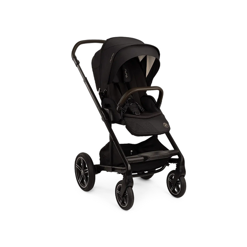 Nuna BMW MIXX Next Stroller Element  - Pack up and go anywhere with MIXX™ next. On the move, it’s a smooth ride you can maneuver with one hand and lay flat for quick naps on the go.