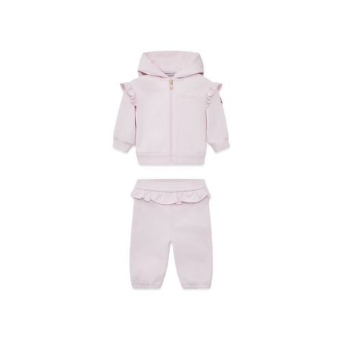 Moncler Knitwear Clothing Ensemble 26SS Light Pink - Envisioned as an essential for their early adventures, this cotton sweatsuit blends comfort with ease of movement.