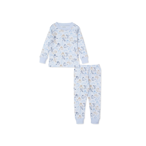 Kissy Kissy Pajama Set Snug PRT Travel 26SS - Drift into dreamland in our playfully patterned, two piece pajama set. Featuring our fun air travel print for a cozy fit.