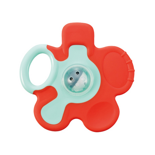 Pigeon Munch Carrot Flower Teether (Ages 6 Months+) (Ages 6 Months+) - The Pigeon Teether is designed for babies aged 6 months and up, perfect for little ones who are beginning to explore the world by touching and mouthing objects.