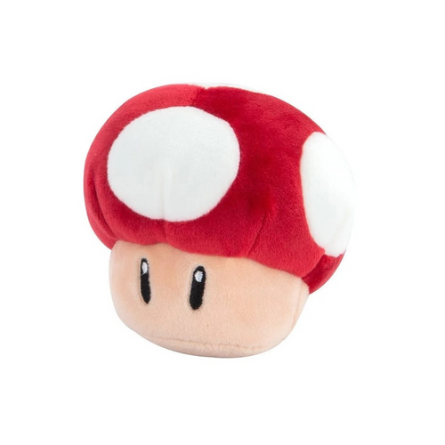 Tomy Super Mario™ Nintendo Mini 4" Mushroom Red - Be the envy of your gamer friends with this Super Mario 1Up Mushroom plush from Club Mocchi- Mocchi-!