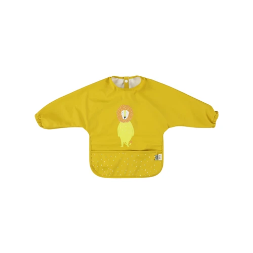 Trixie Waterproof Long Sleeve Bib Mr. Lion  - Fun and laughs at the table with your favorite animal friend!