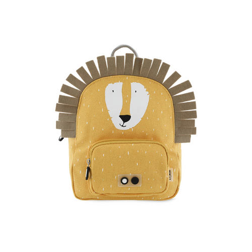 Trixie Backpack Small Mr. Lion - This fun animal backpack is the perfect companion for every little one. It has all the important features bundled up in a little backpack!