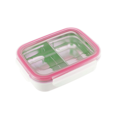 Innobaby Stainless Divided Snackbox / 11 oz - Innobaby's Keepin' Fresh Stainless Steel Snack Box is a SMART food storage solution for home and on-the-go.