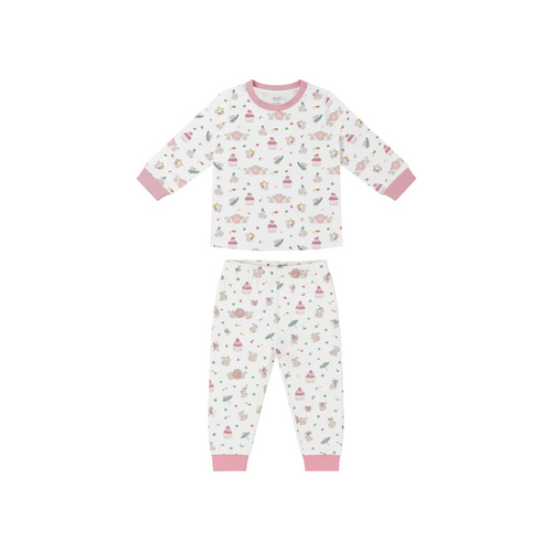 Nest Designs Long Sleeve PJ Set 26SS Very Squirrelly - Let your little one drift off to dreamland in these cozy organic cotton PJs – they're so soft they feel like a warm hug.
