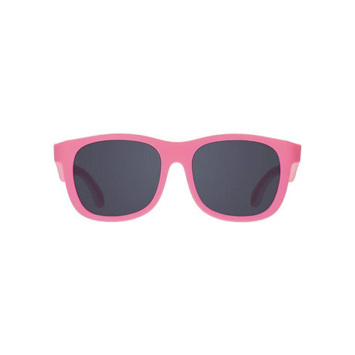 Babiators Original Core Navigator Pink - Your little one is becoming more adventurous by the day, going on adventures outside where they’ll be in the sun – protect their eyes with the cool Babiators Original Navigator Sunglasses in Think Pink.