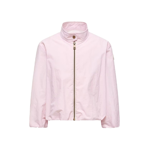 Moncler Rasime Jacket 26SS Pink - The ideal companion for breezy days, the Rasime jacket is crafted from a nylon and cotton blend.