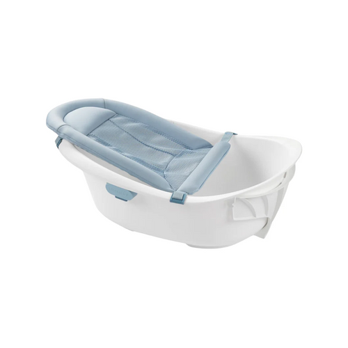 Skip Hop Wave 4-in-1 Bath Tub - Designed to grow with baby in four stages—from infant to toddler—the only tub parents need!