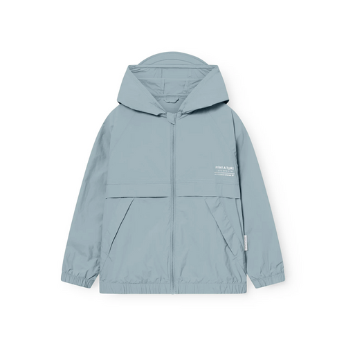 Mini a Ture Matasla Uv Jacket. Grs 26SS Arona Blue - The material protects against the sun with UV50+, making the jacket perfect during both spring and summer as it provides the essential protection needed for sunny outdoor adventures.