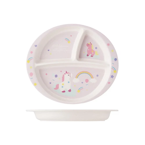 Skater Bamboo Melamine Lunch Plate - A thoughtfully designed kids’ divided lunch plate made with eco-conscious materials.