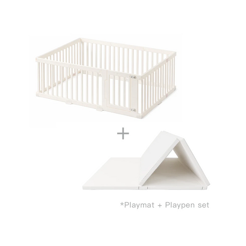 Licoco Play Mat + Ggumbi High-Guard Playpen 10P 200x140 - The GGUMBI High-Guard Baby Room is thoughtfully designed to create a safe and flexible play area for your child.