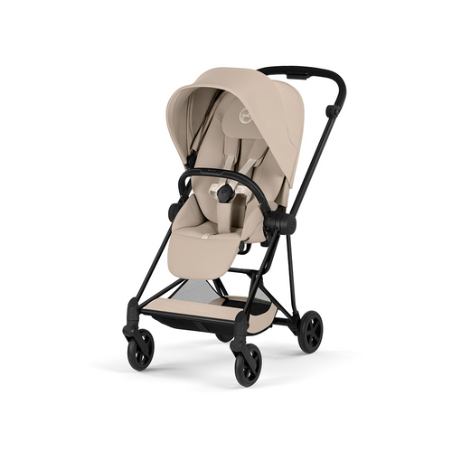 Cybex Mios Stroller - Matte Black Frame (2026) - Effortlessly maneuver through winding metropolitan streets with the Mios compact city stroller.