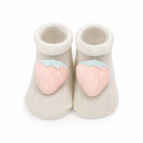 Stample Cup Baby Socks 26FW Ivory 03 XS - The Stample Cup Baby Socks combine adorable design with everyday comfort.