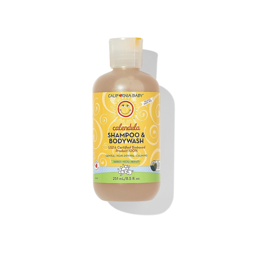California Baby Shampoo & Bodywash 8.5oz - Nourish sensitive skin of all ages with soothing calendula and aloe vera.