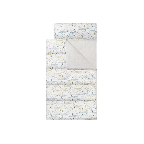 Nest Designs Day Care Bedding 26FW Star White 150X120 cm - All-in-one nap time solution designed specifically for preschool and nursery nap requirements.